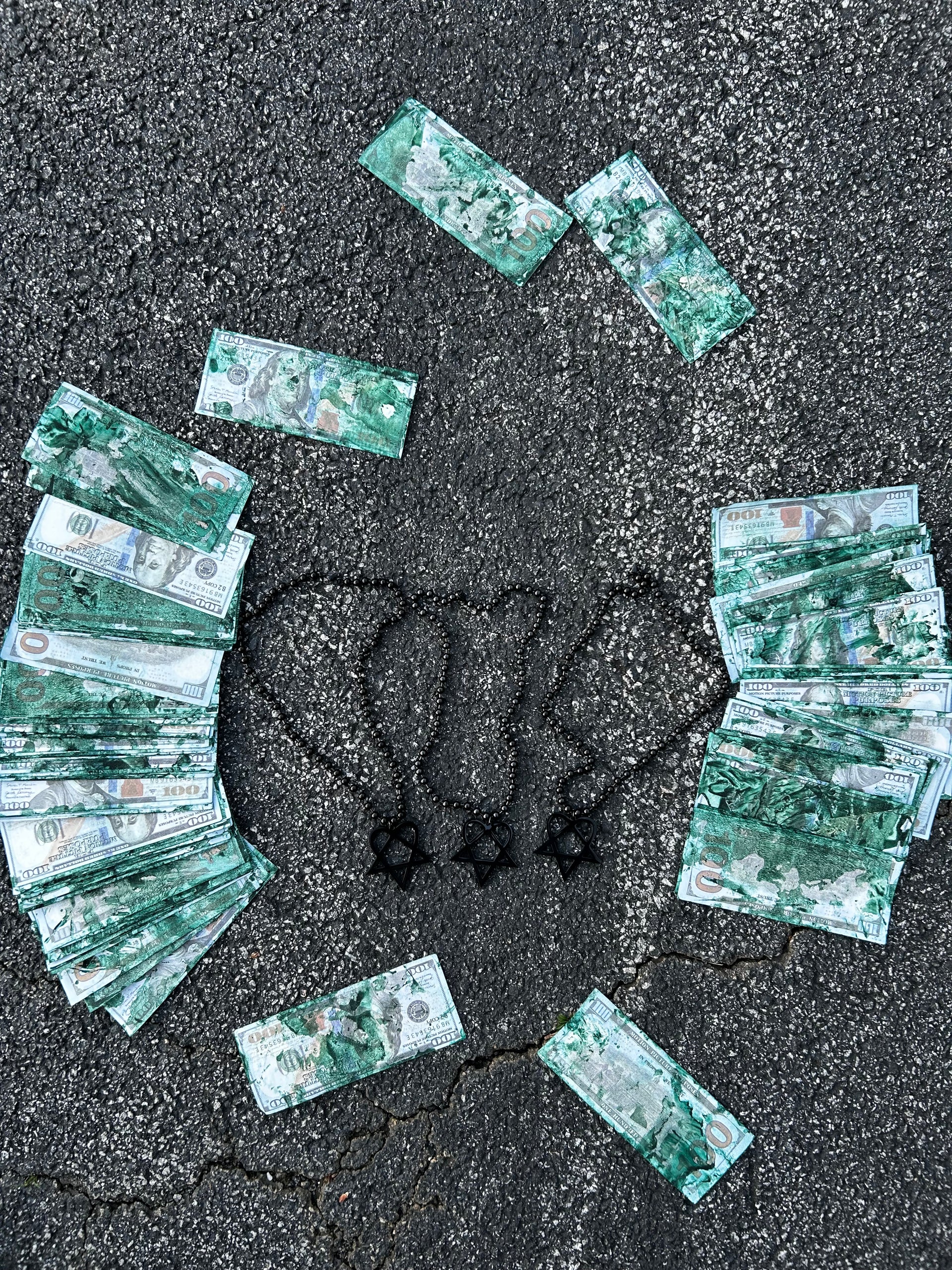 V2  "FH HEARTAGRAM" CHAIN