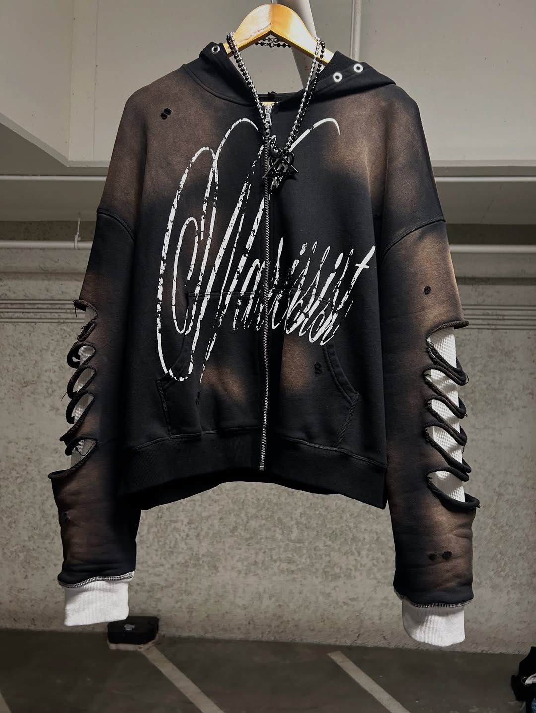 FH Black “Narcissist” Zip Up